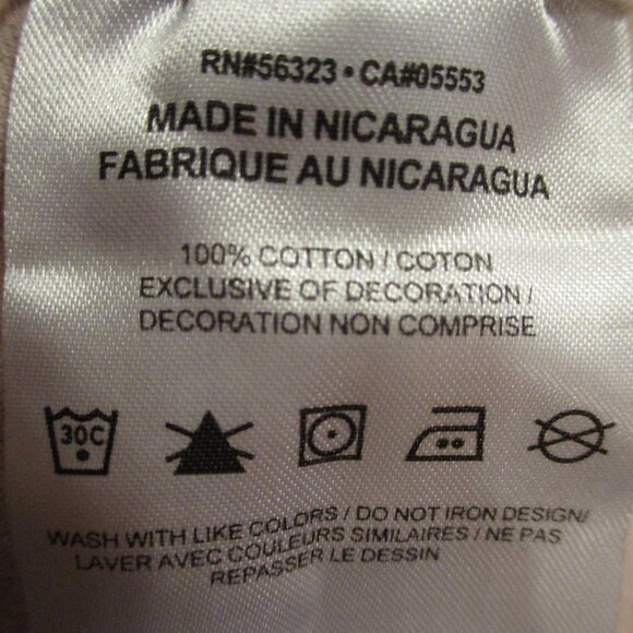 Nike Woman Large Brown Blue Yellow Green Graphic Short Sleeve Shirt - Picture 6 of 7